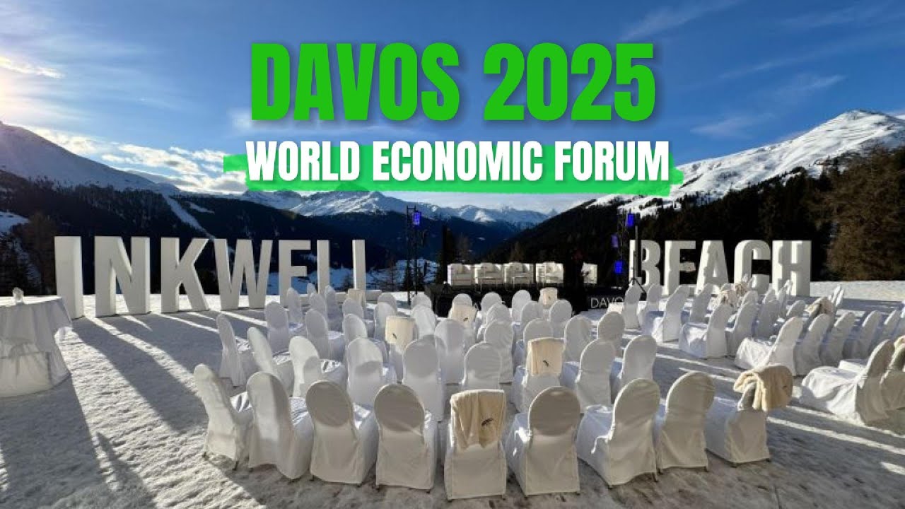 🚀 Lettering Monumentale al WEF 2025 | Installazione Straordinaria a Davos | Arte e Design Unico 🌍✨