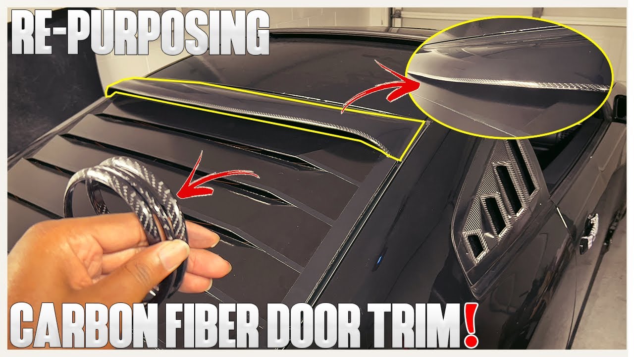 Re-Purposing Carbon Fiber Door Trim on my Infiniti G35 Coupe