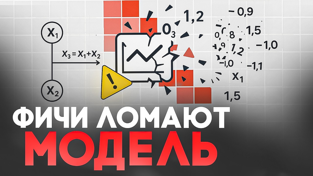 Линейная зависимость фичей, что значит мультиколлинеарность и как она ломает модель