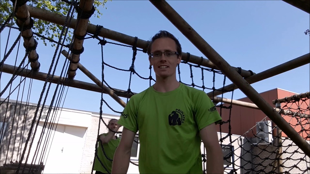 Survivalrun Tutorial Techniek 008 Netten: Verticaal net overheen en onderdoor