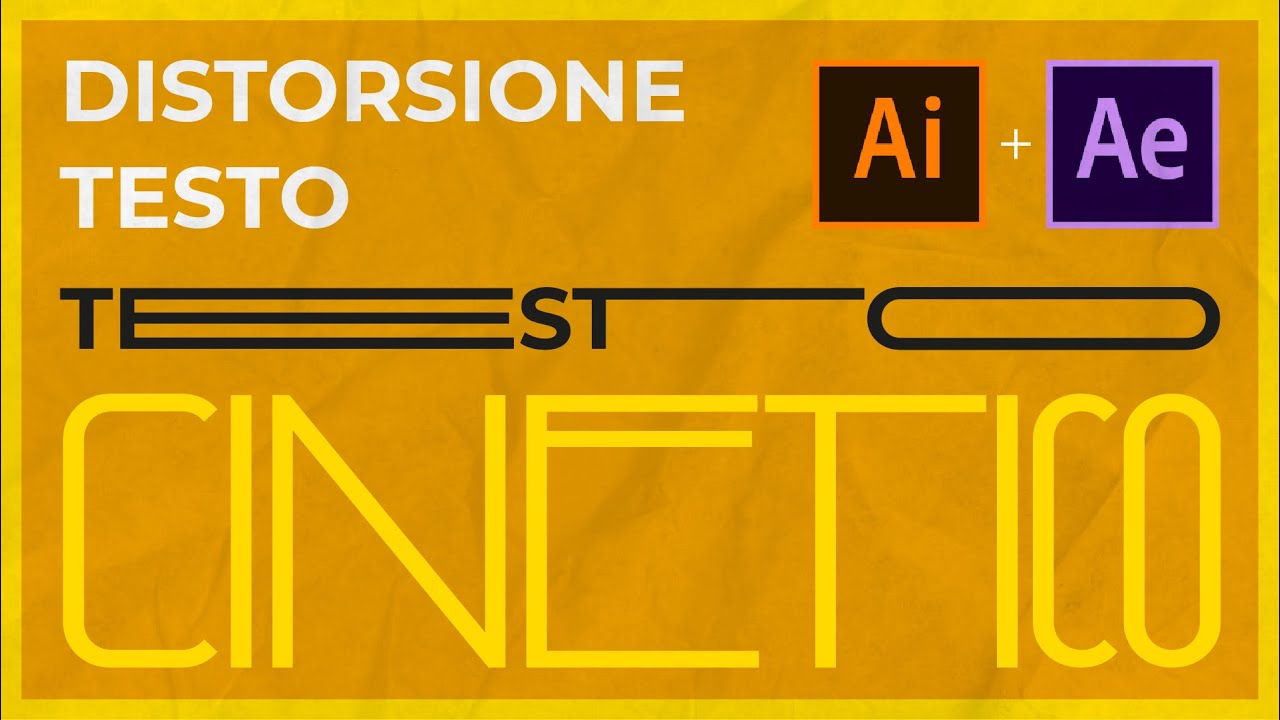 Come deformare qualsiasi tipo testo  - Animazione testo - After Effects Tutorial ITA