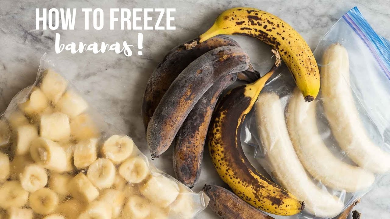 Как заморозить бананы: 3 способа | The Recipe Rebel