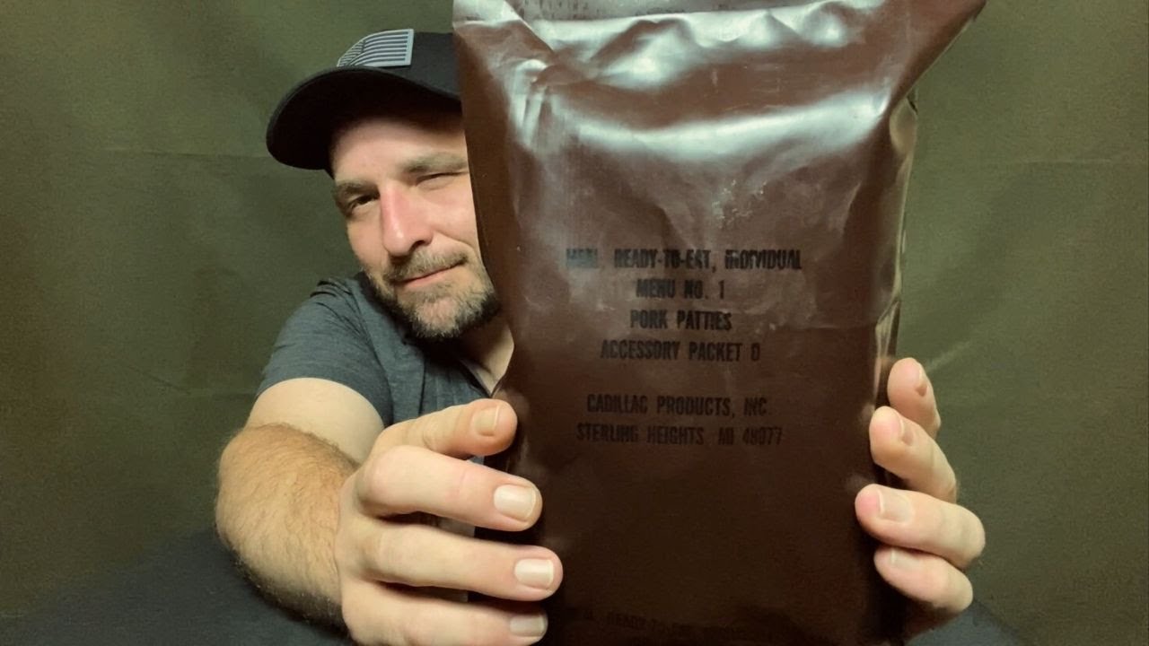 ASMR-Vintage MRE Unboxing ..1970s (Menu 1) Pork Patty