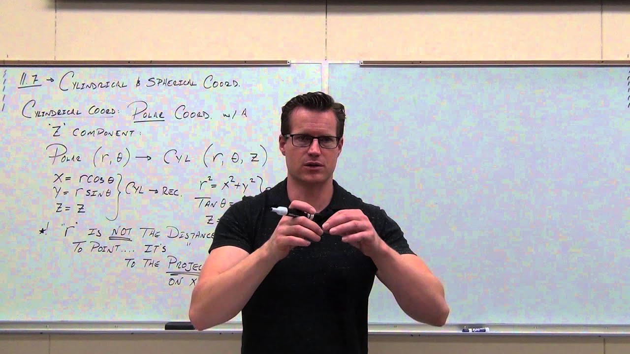 Calculus 3 Lecture 11.7:  Using Cylindrical and Spherical Coordinates