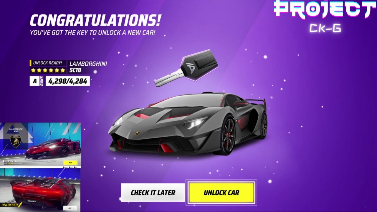 Is that...a FREE Lamborghini?! UNLOCKING the LAMBORGHINI SC18 in Asphalt Legends