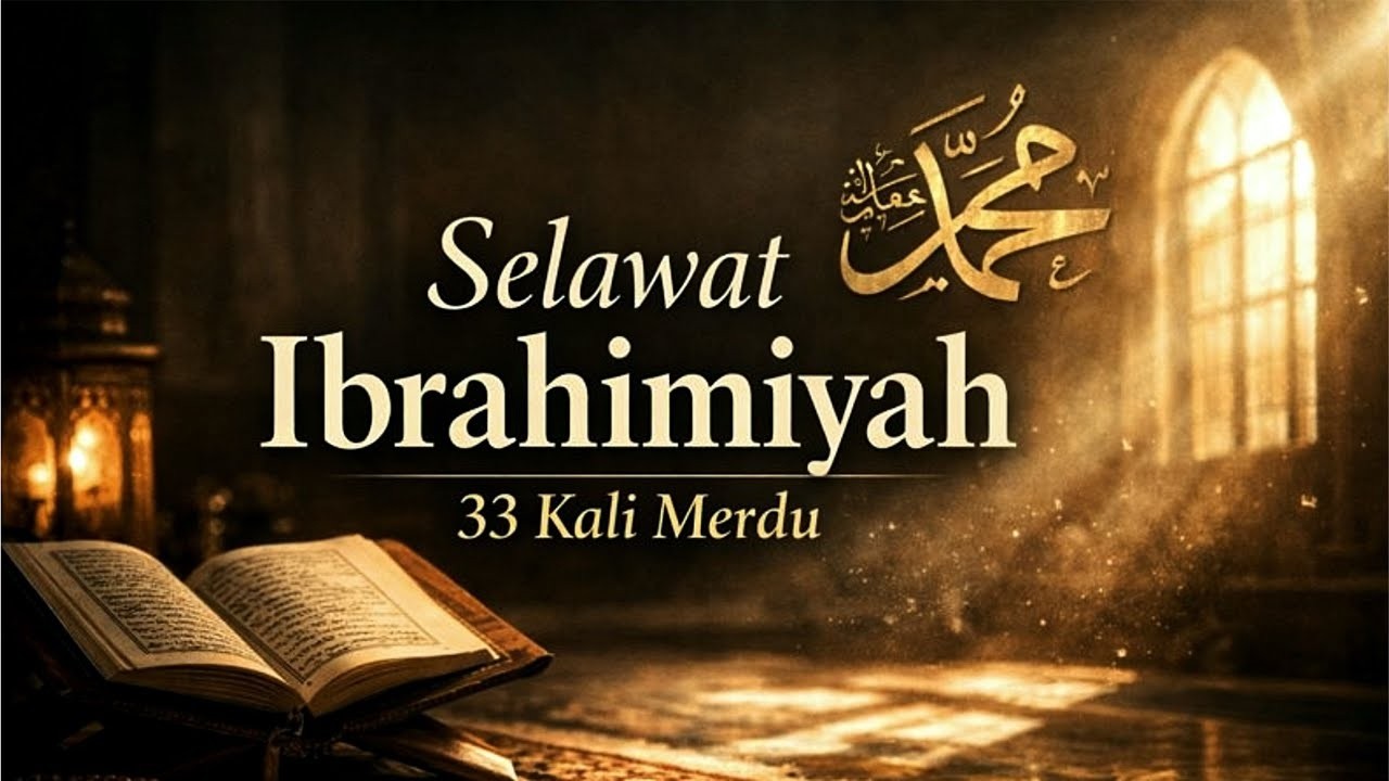 Selawat Ibrahimiyah 33X Merdu | Sholawat yang Dianjurkan Langsung Rasulullah SAW