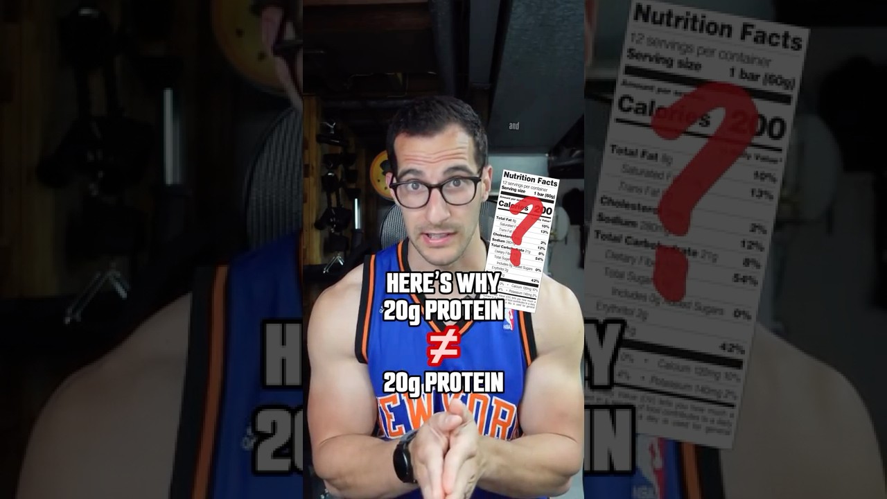 You&rsquo;re reading protein labels wrong. #macros #foodlabels #protein