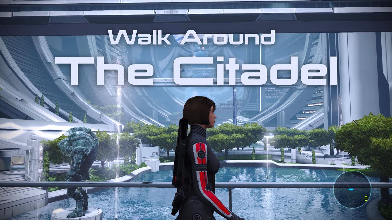 30 Minute Walk Around The Citadel - Mass Effect - Treadmill Virtual Walk Along