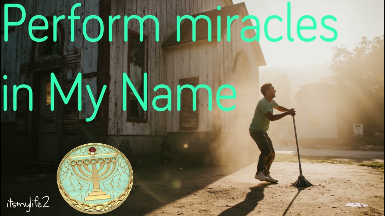 Perform miracles in My Name -