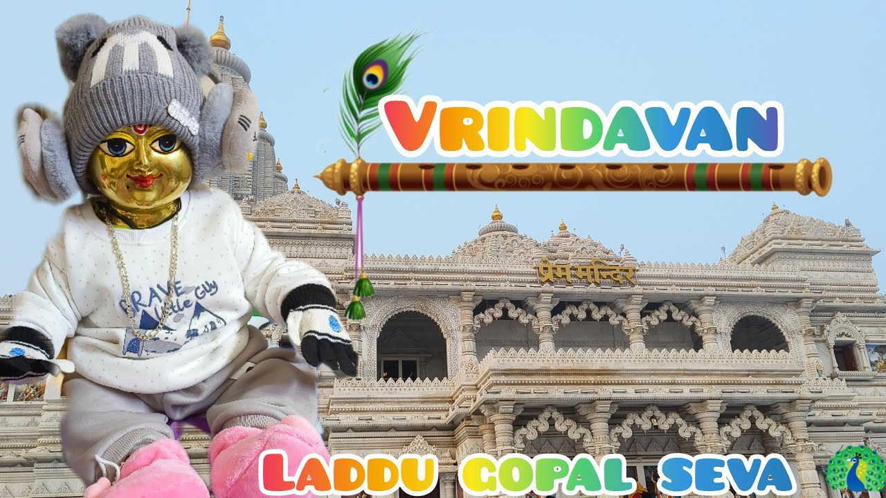laddu Gopal ke sath Vrindavan yatra kaise karen 🦚part (2) #makhanchorgopinath