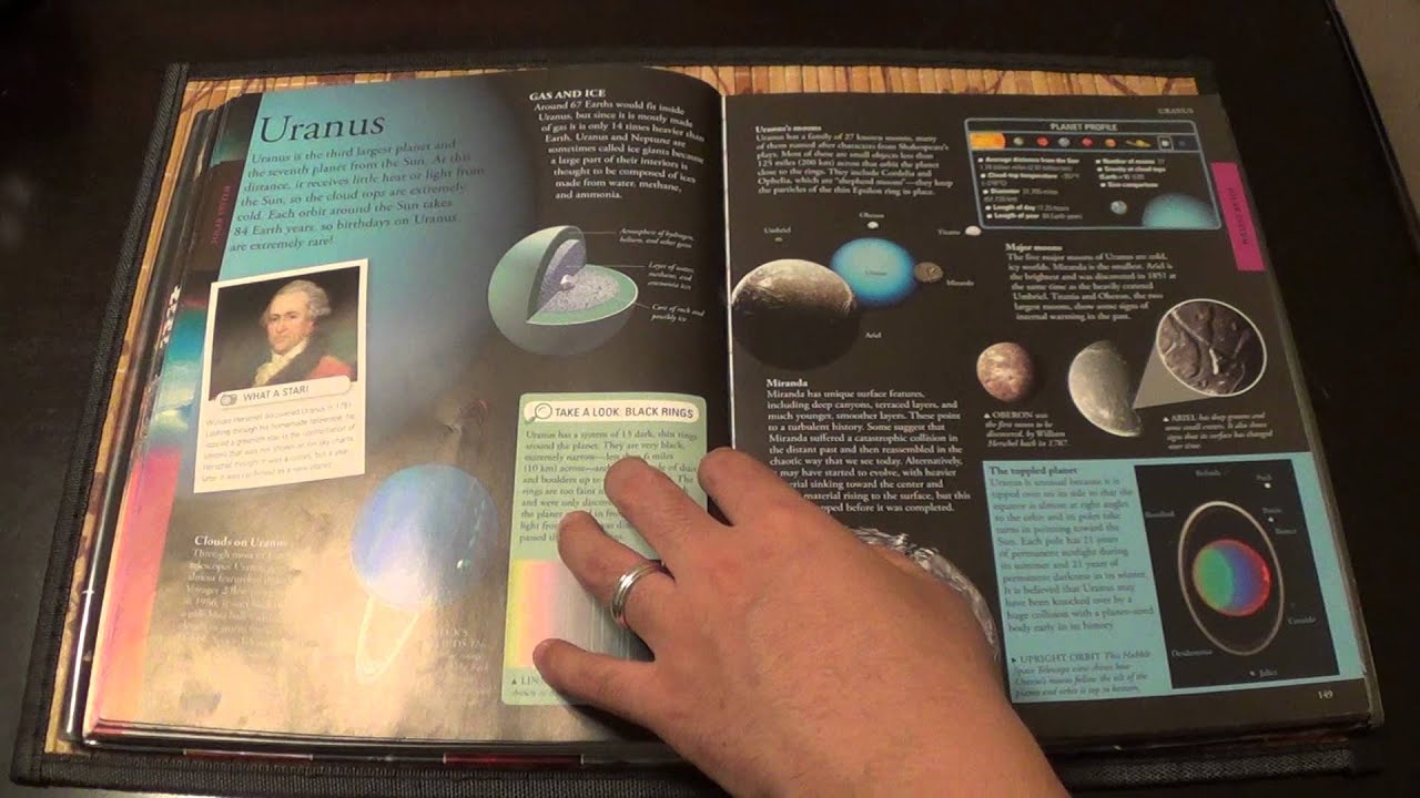 ASMR - Page turning - #43 - space book - no talking