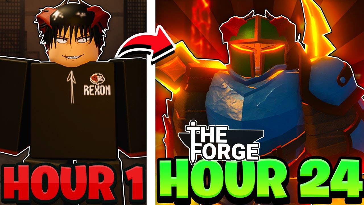 Я провёл 24 ЧАСА в FORGE и стал ЗАВИСИМЫМ! (Roblox)