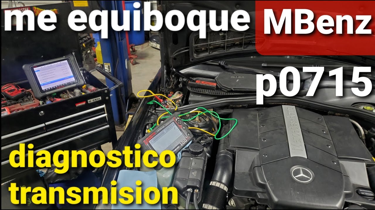 02 mercedes benz p0715 transmision no cambia LIMP MODE - me EQUIVOQUE en este diagnostico