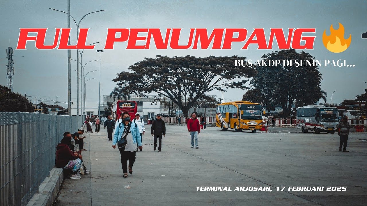 LIGA SENIN PAGI, JARAK GAK SAMPEK 5 MENIT❗ Hunting Terminal Arjosari bus AKDP
