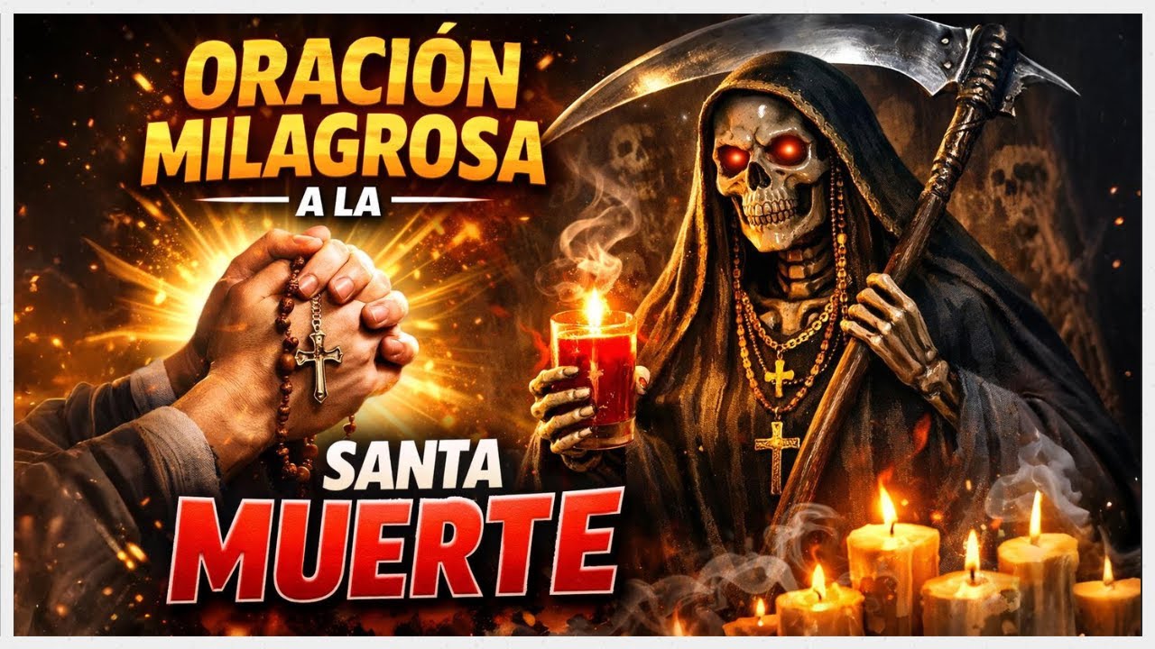 ORACIÓN MILAGROSA A LA SANTA MUERTE 🕯️ | Escúchala con Fe y Recibe el Milagro Hoy