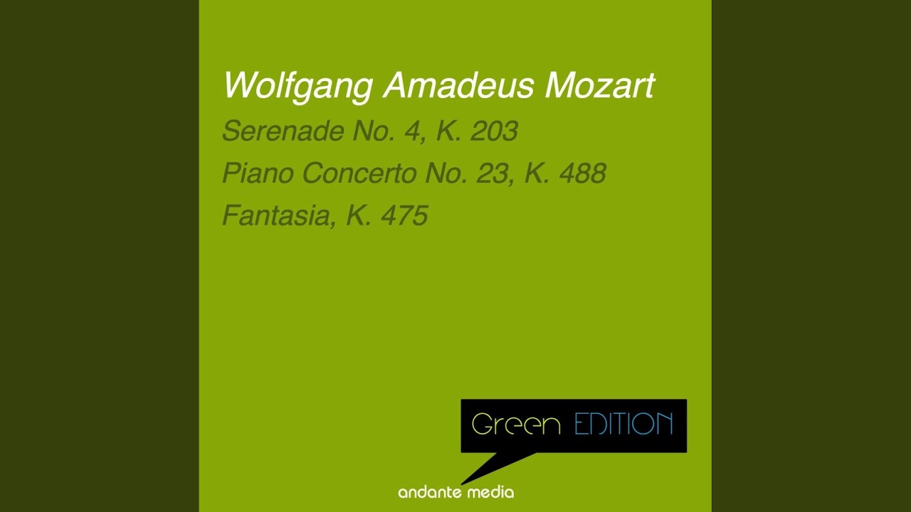 Piano Concerto No. 23 in A Major, K. 488: III. Allegro Assai