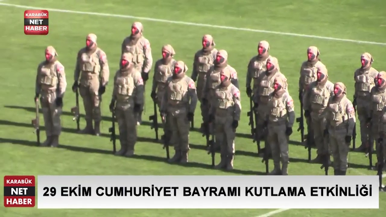 KARABÜK'TE CUMHURİYET'İN 101'İNCİ YAŞI COŞKUYLA KUTLANDI