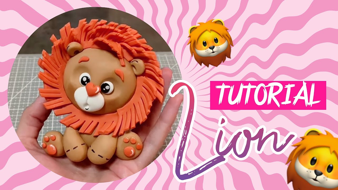 УРОК ПО ЛЕПКЕ лев из мастики 🦁/ SKULPTURA AND 3D CAKE