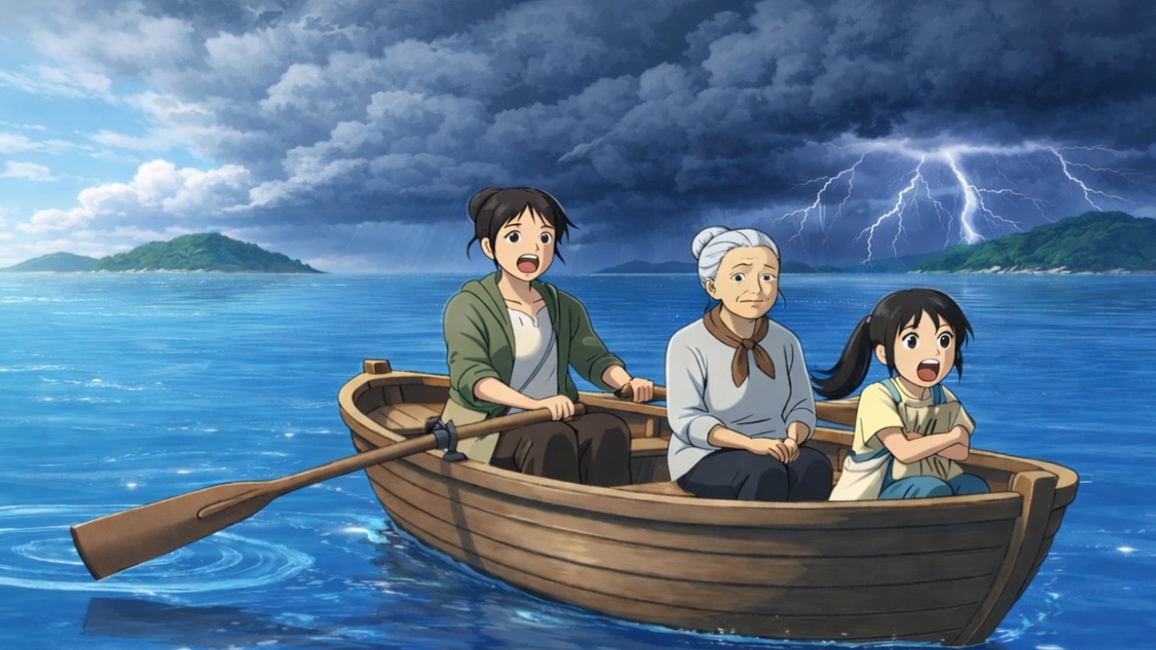 A Simple Life on a Deserted Island Family Nature and Quiet Joy Ghibli Style Video