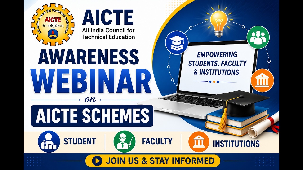 Awareness Webinar on AICTE Scholarship/Fellowship Schemes for Northern Region (NR)