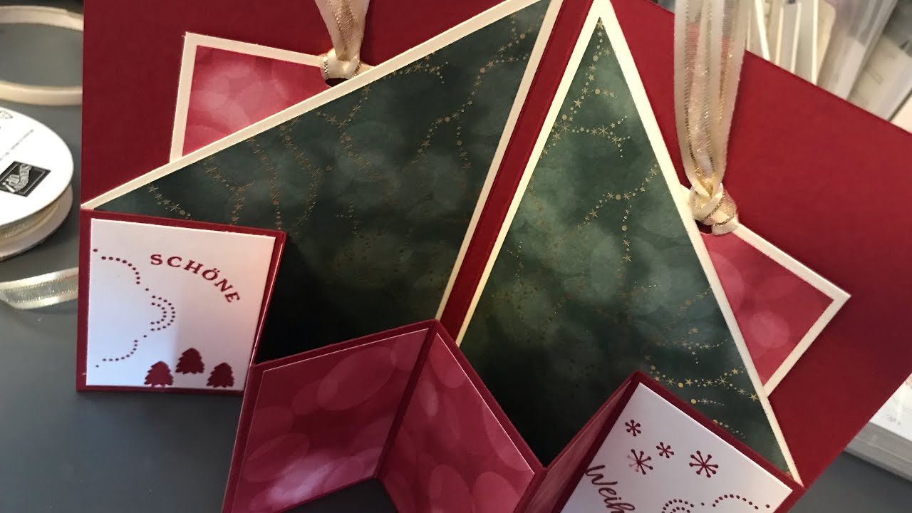 Concertina Pocket Fancy Karte basteln mit Stampin Up!-Produkten
