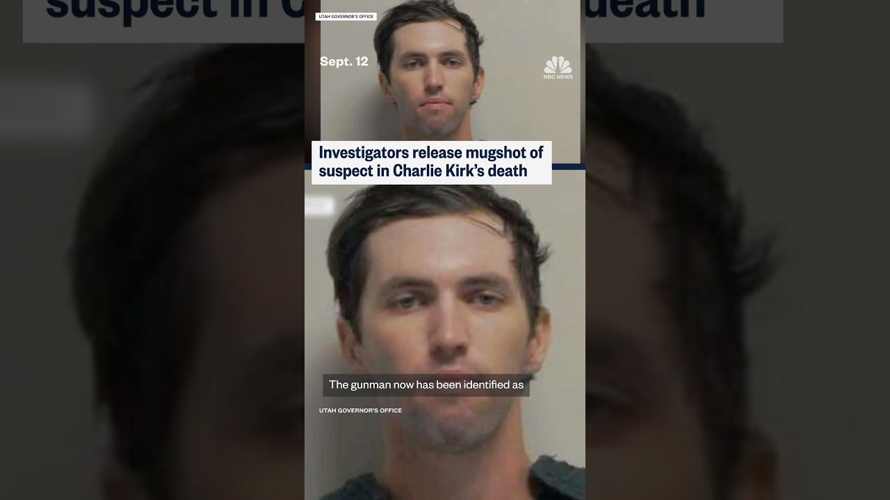 Investigators release mugshot of suspect in Charlie Kirk's death, Tyler Robinson