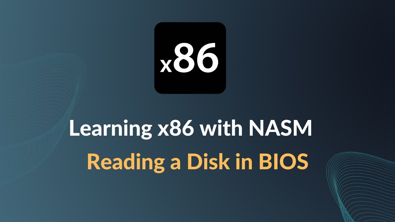 x86 Operating Systems - Reading From the Disk in BIOS