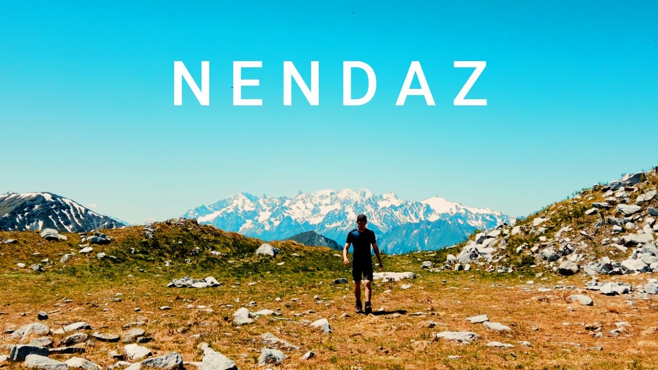 Wandern im Kanton Wallis bei NENDAZ, Schweiz (Jardin Japonais, Lac de Cleuson, Dent de Nendaz)