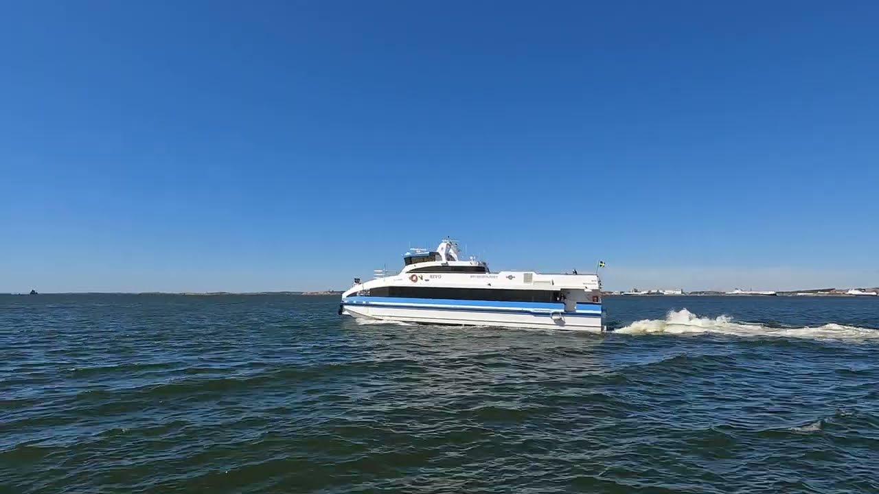 Gothenburg Sweden Walk around Saltholmen watching boats nice day 4k
