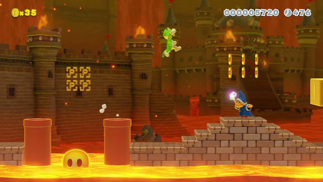 W8-Final Meowser Showdown Boss! by J&sigma;şн&upsilon;&alpha; 🍄 Super Mario Maker 2 ✹Switch✹ #azb
