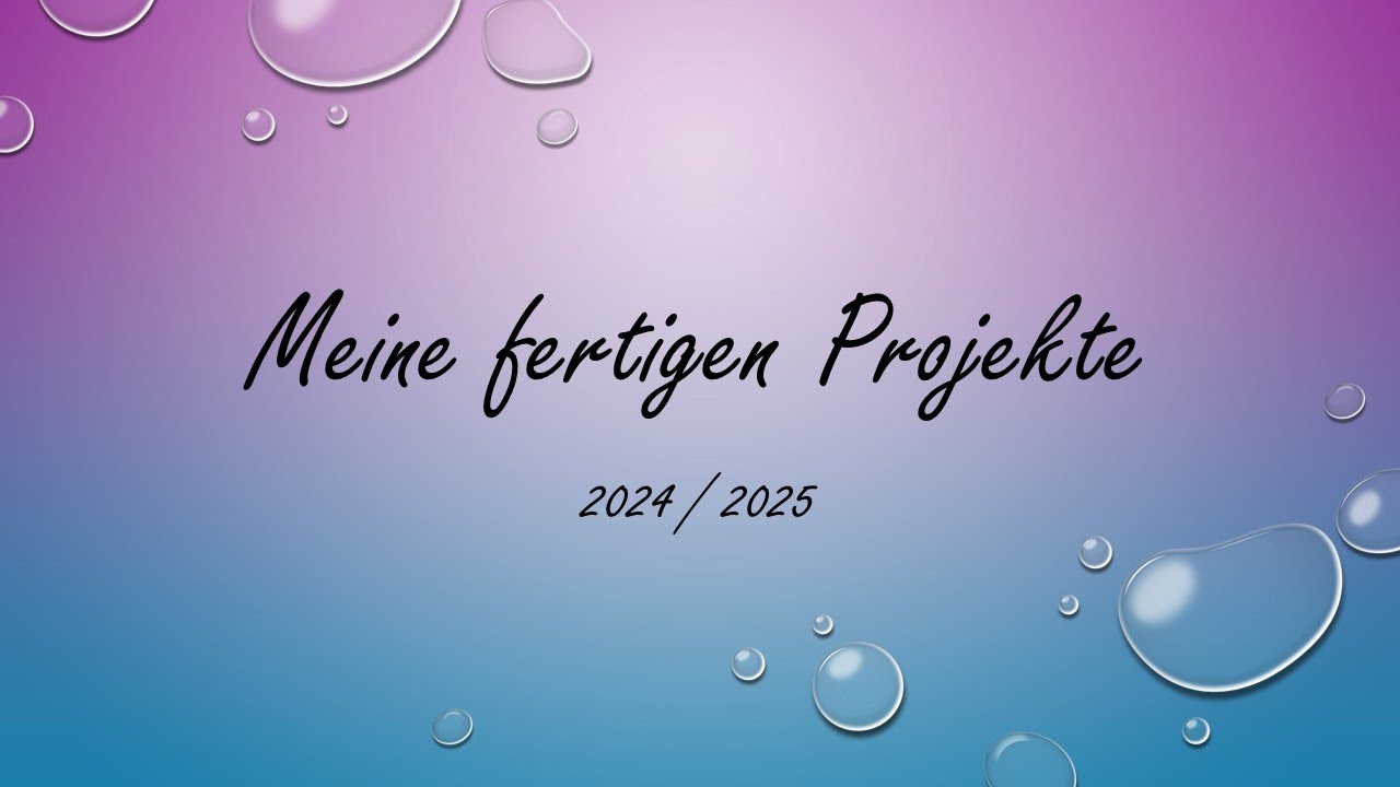 Kreuzsticken - Rückblick 2024 / 2025 - meine fertigen Projekte