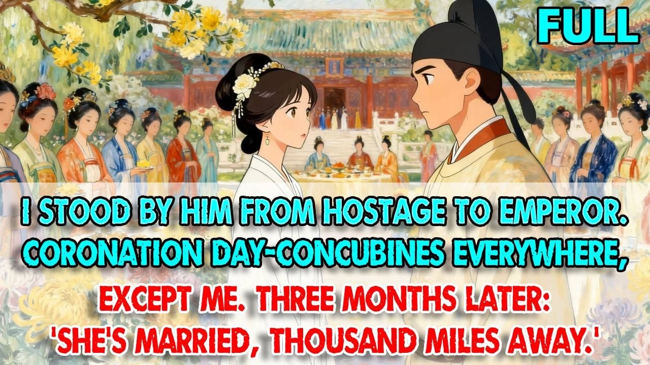 I stood by him from hostage to emperor. Coronation day-concubines everywhere, except me.