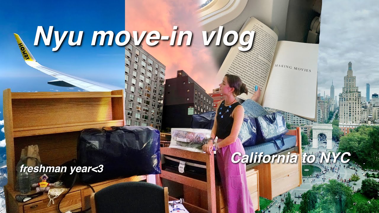 ДЕНЬ ПЕРЕЕЗДА В КОЛЛЕДЖ! ☆ (первокурсник Нью-Йоркского университета, 2021)