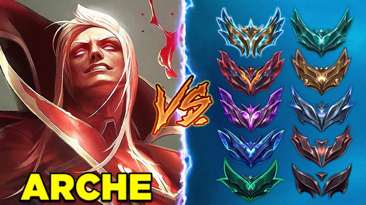 ARCHELAUS VS TÜM LİGLERDEN 1 OYUNCU! | Zero LoL