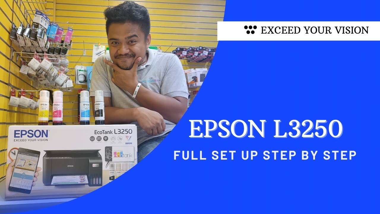 UNBOXING | EPSON L3250 WIFI | FULL SETUP STEP BY STEP
