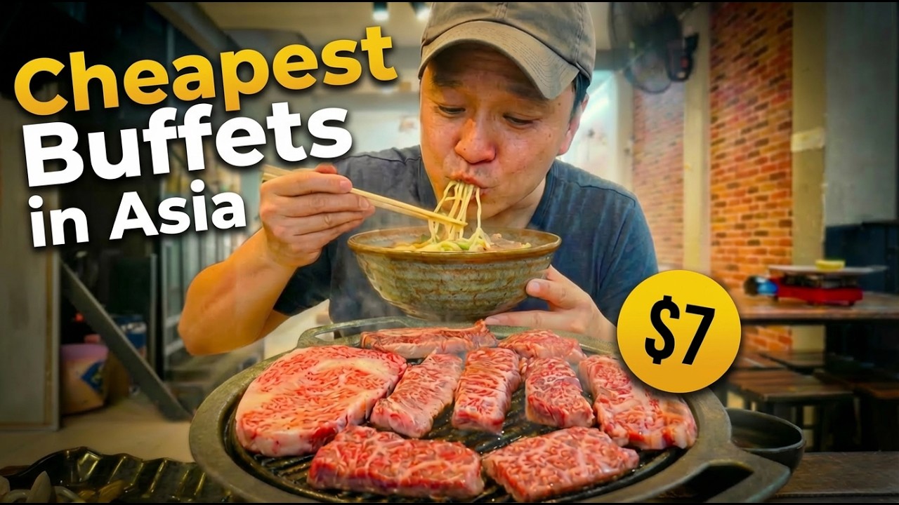 Top 10 CHEAPEST All You Can Eat BUFFETS in Asia | All UNDER $10!