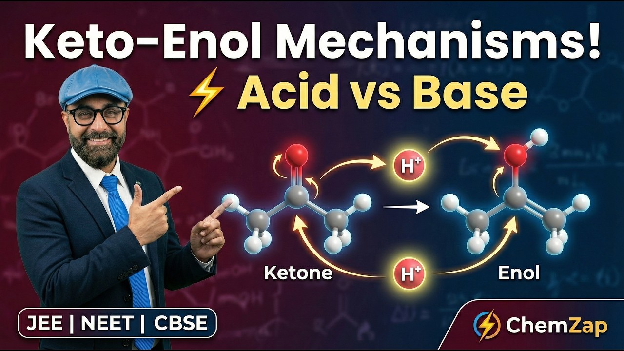 LECT-3-MECHANISM OF KETO-ENOL TAUTOMERISM IN  ACIDIC AND BASIC MEDIUM