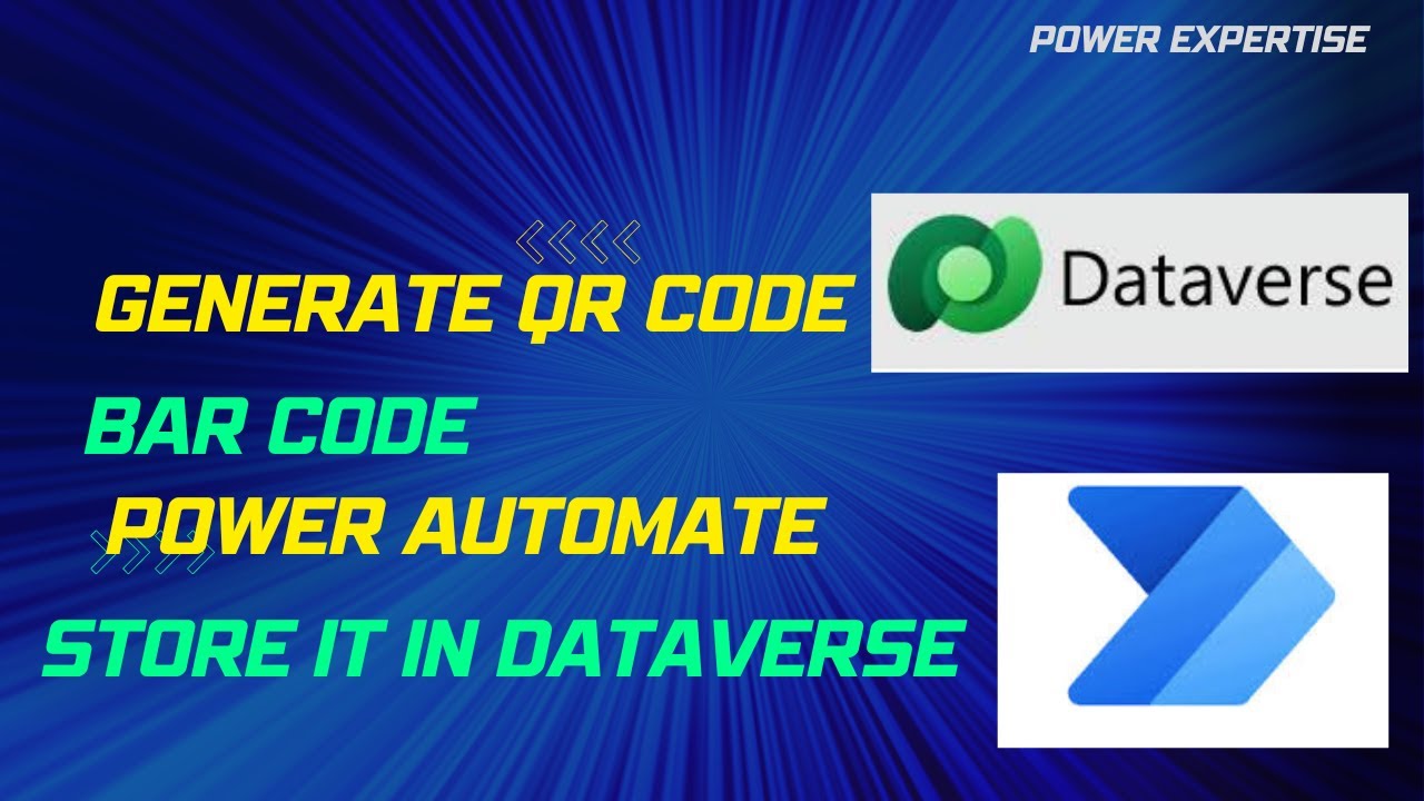 Generate QR code and Bar code in Dataverse using Power automate