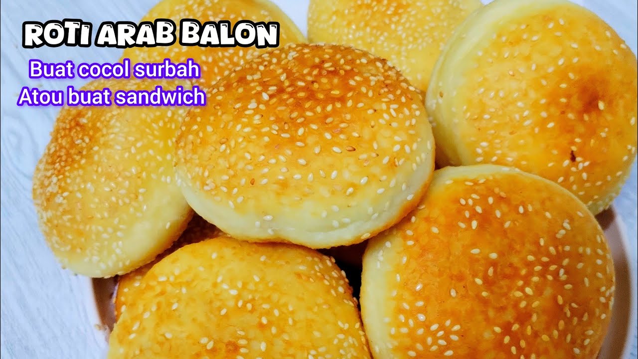 CARA MEMBUAT ROTI ARAB BALON MENU BUKA PUASA DIARAB‼️