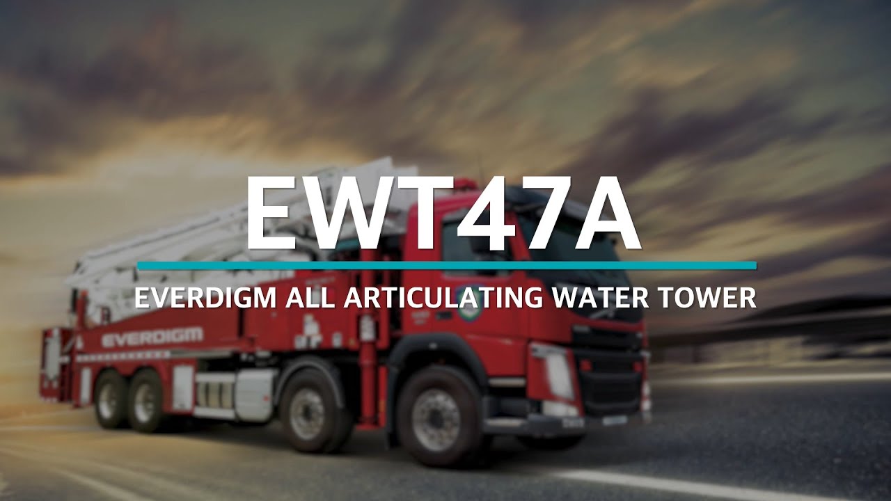 EWT47A - All Articulation Watertower Fire truck