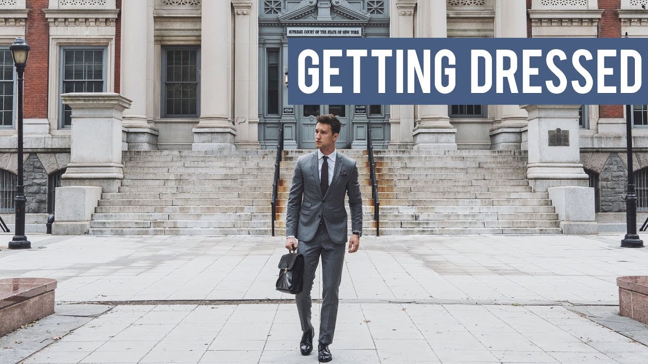 The Perfect Suit for the Office | Getting Dressed (Outfits Step by Step #11)