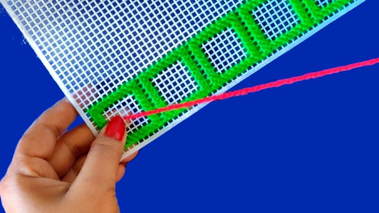 beautiful plastic canvas design idea || सुंदर प्लास्टिक कैनवास डिजाइन आईडिया