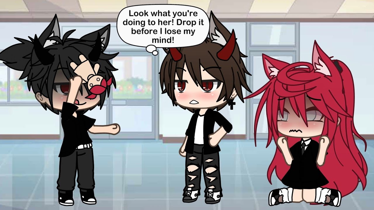 Two dangerous Alphas fighting over my voodoo doll😈😈 || Gacha Life || Dark Gacha Story