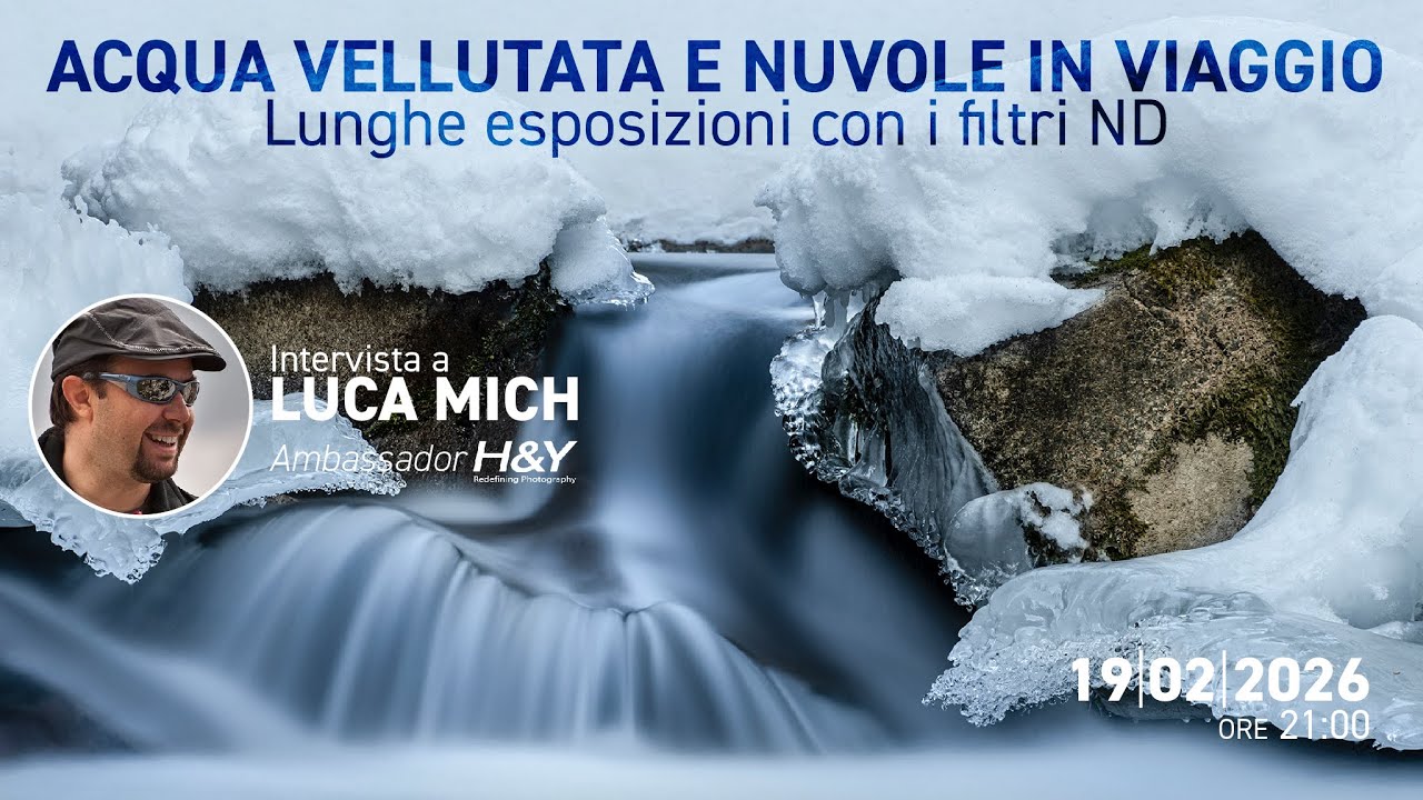 Acqua vellutata e nuvole in viaggio - Lunghe esposizioni con i filtri ND