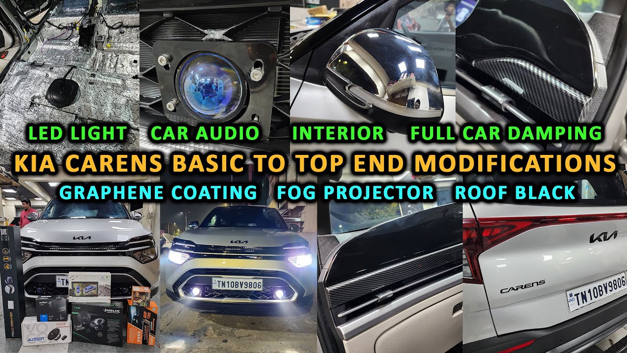 Kia Carens Basic to Top End Modification | Car Audio | Car Interior Modification | Car Sense Chennai