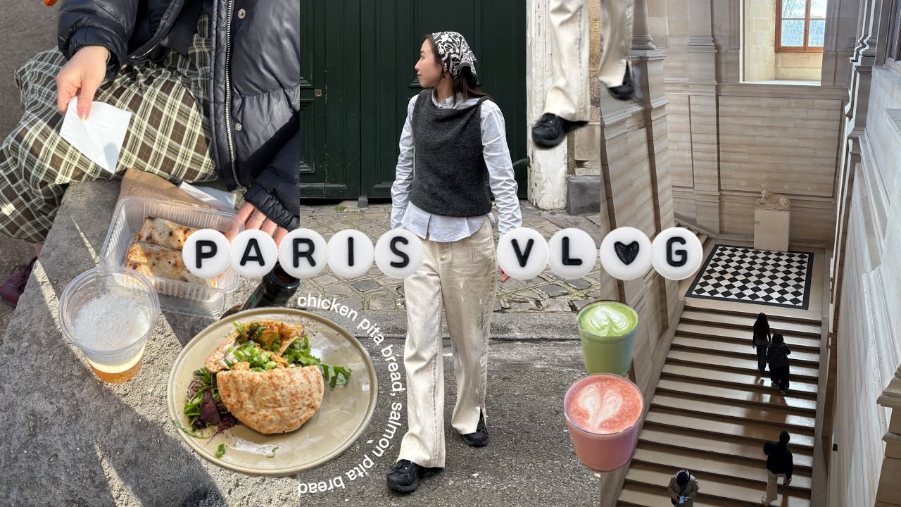 【Vlog】〈後編〉Paris旅行5泊6日🇫🇷/購入品紹介/ルーブル美術館で迷子/パリで最後の晩餐🍸