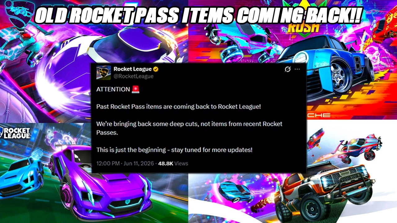 *НОВЫЕ* СТАРЫЕ ПРЕДМЕТЫ ROCKET PASS ВЕРНУТСЯ В ROCKET LEAGUE!!! - Обновление Rocket League