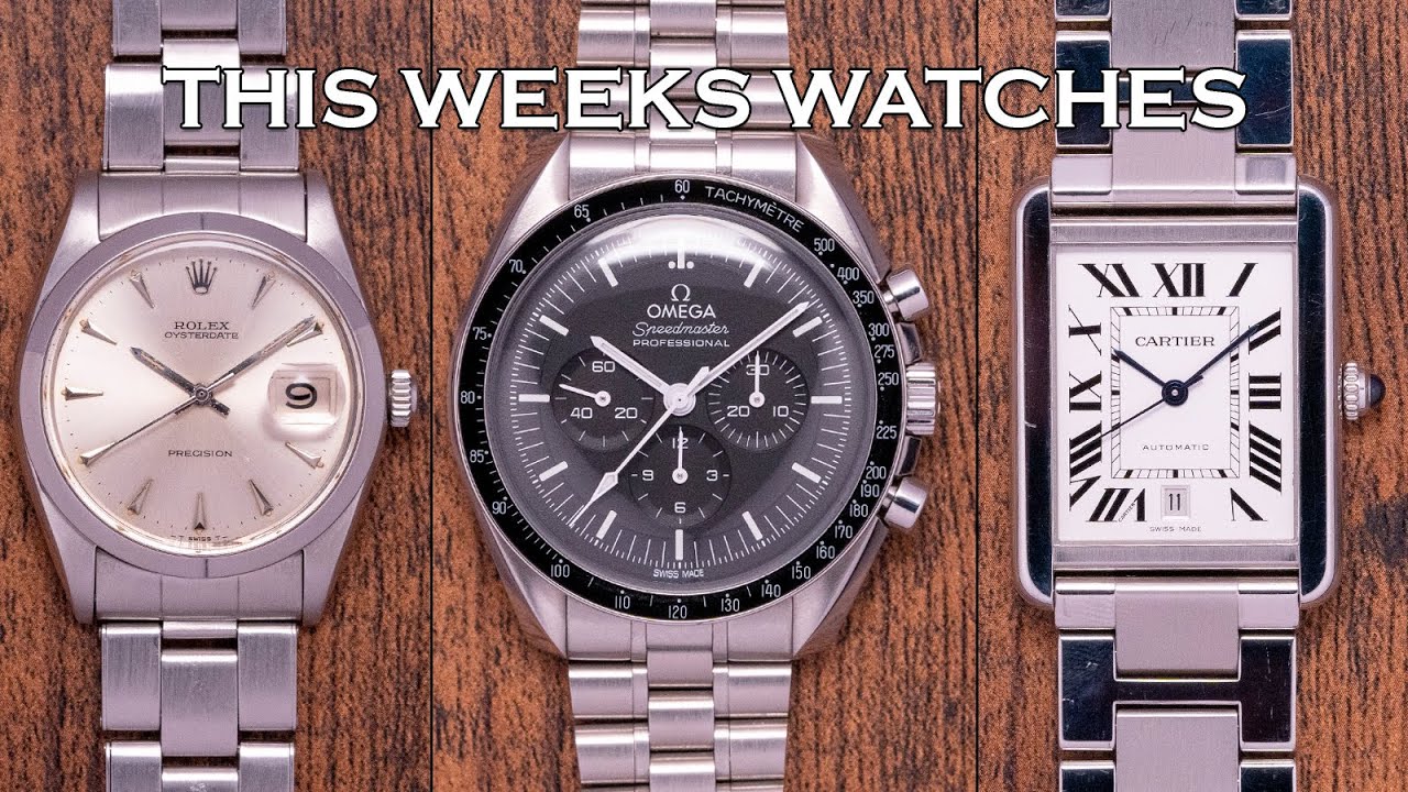 This Weeks Watches - 2023 Omega Speedmaster, 1966 Rolex 6694, Cartier Tank, Seiko & More [EP129]
