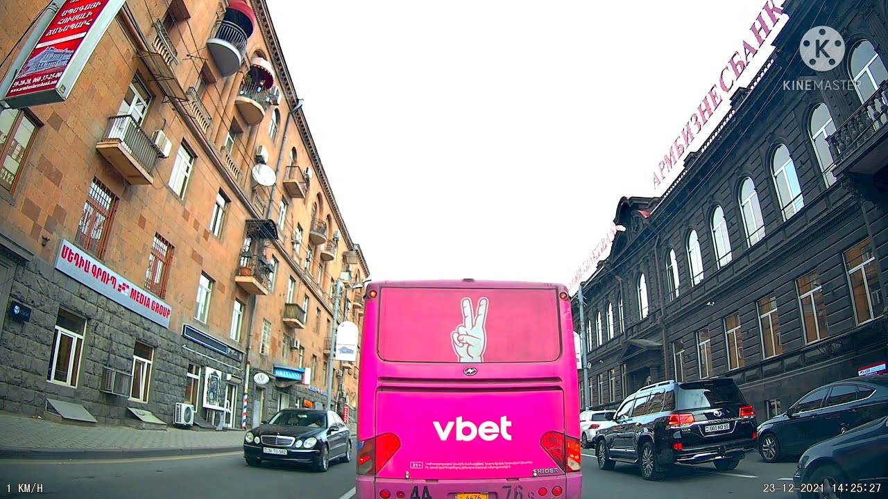 Driving in the Yerevan centre 🇦🇲