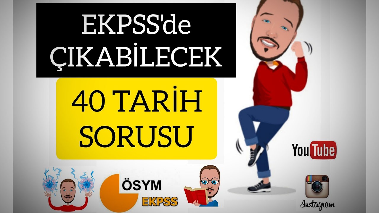 EKPSS 2022 | ÇIKMASI MUHTEMEL 40 TARİH SORUSU ve ÇÖZÜMLERİ ✍🏻 (Zihinsel)